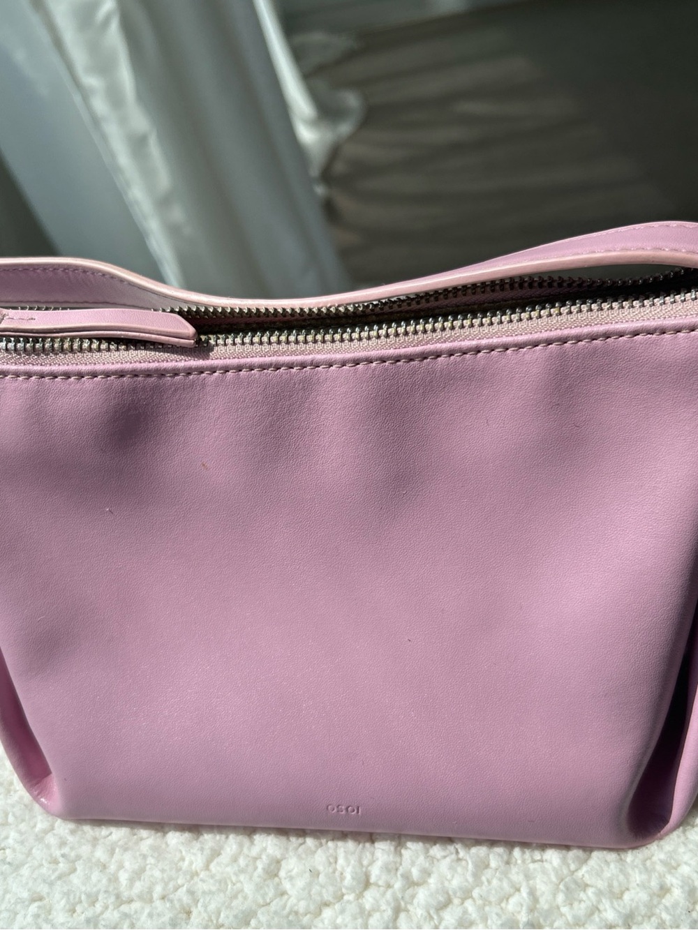 OSOI COOL Pink Leather Shoulder Bag